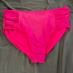 Jessica Simpson 2x hot pink bikini bottom